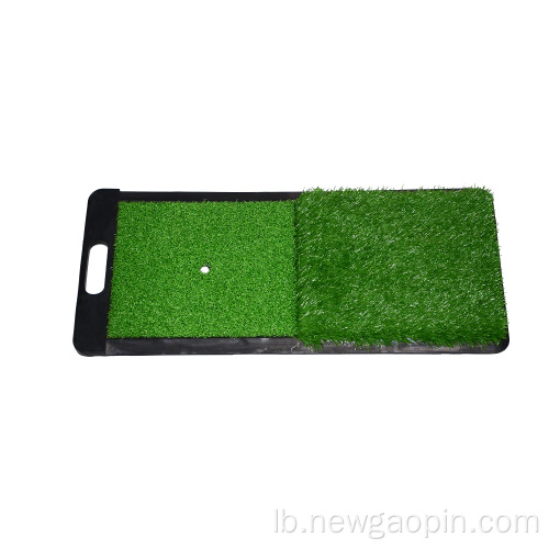 Amazon Portable Dual Turf Golf Praxis Mat